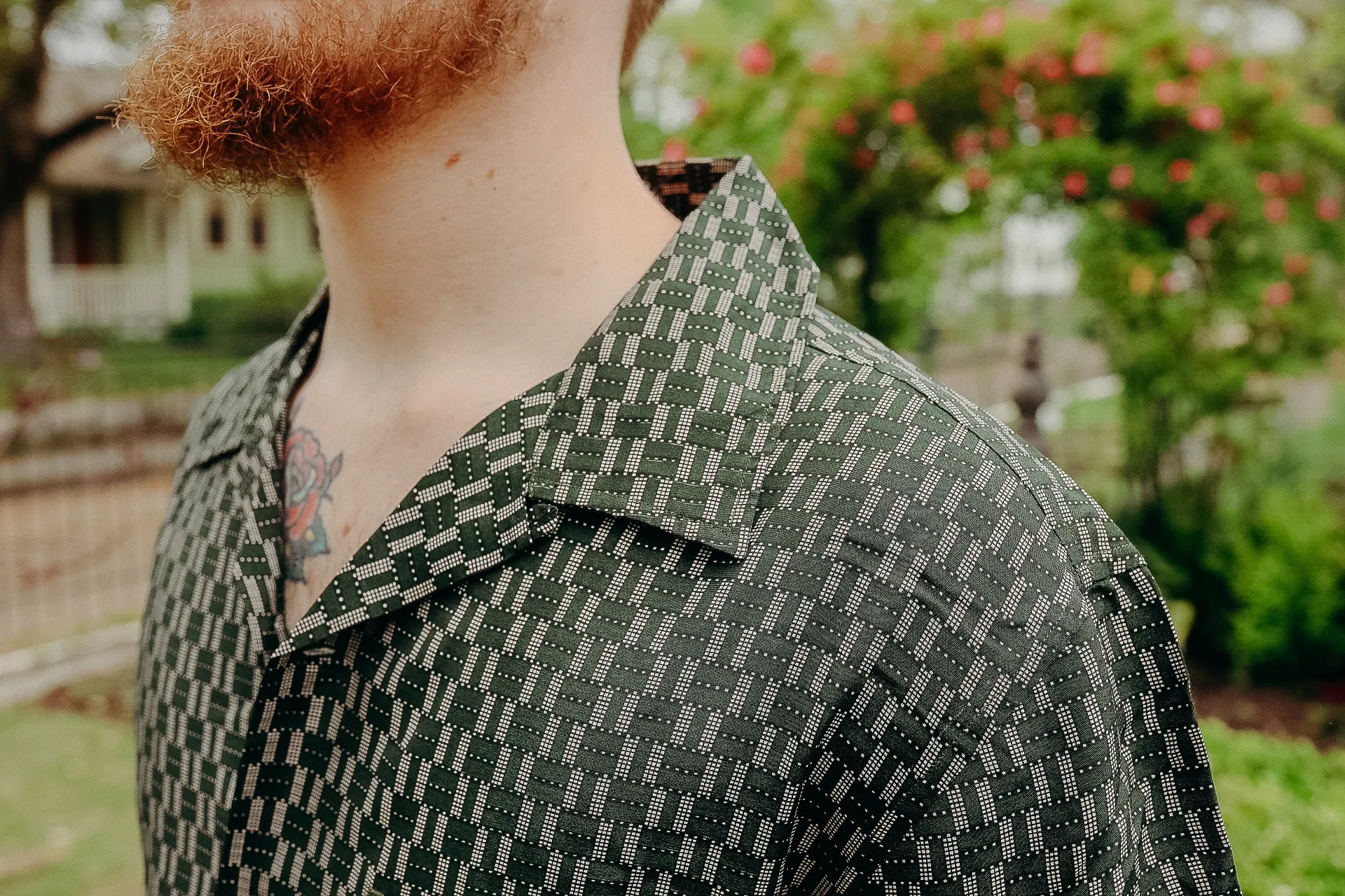 Static Rayon Shirt - Green