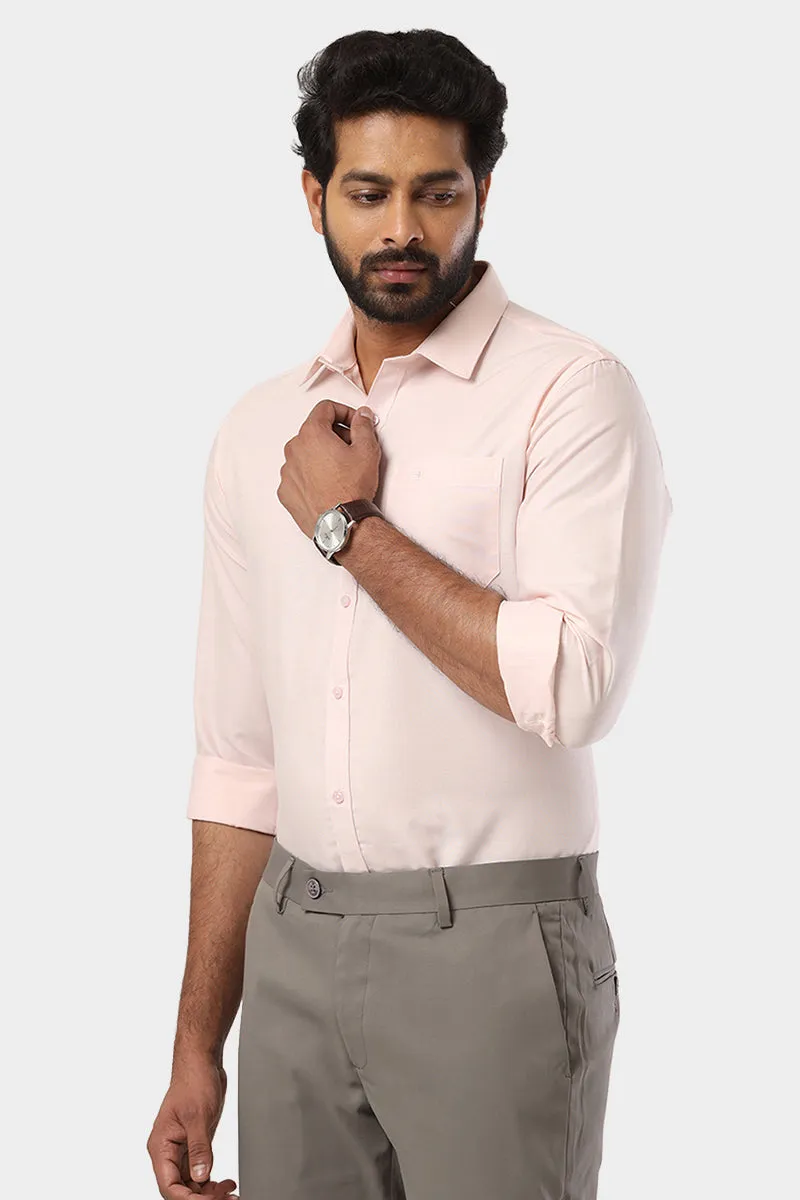 Super Soft -  Lemonade Pink Formal Shirts for Men | Ariser