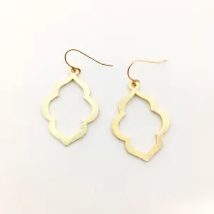 Talia Ogee Brushed Earrings