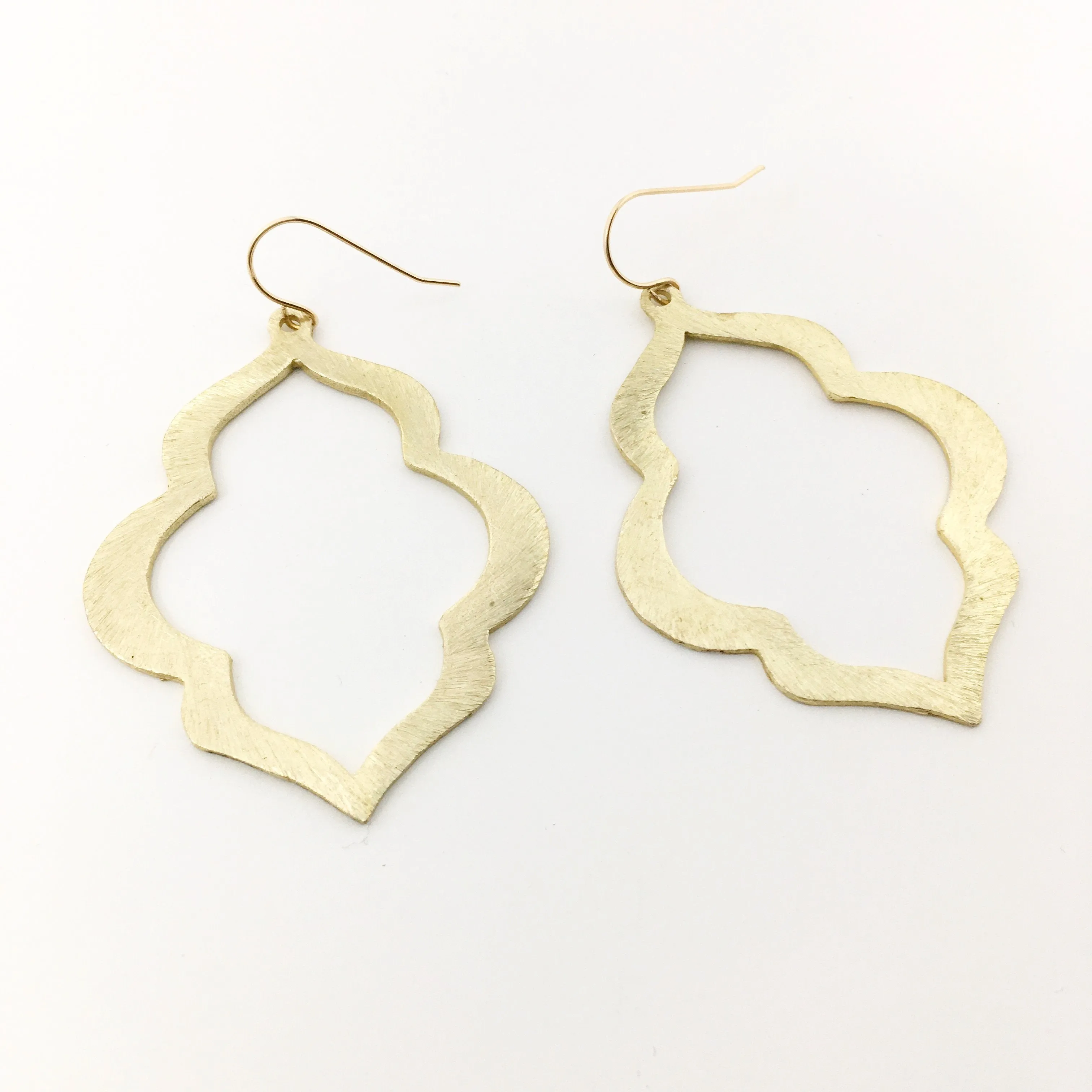 Talia Ogee Brushed Earrings