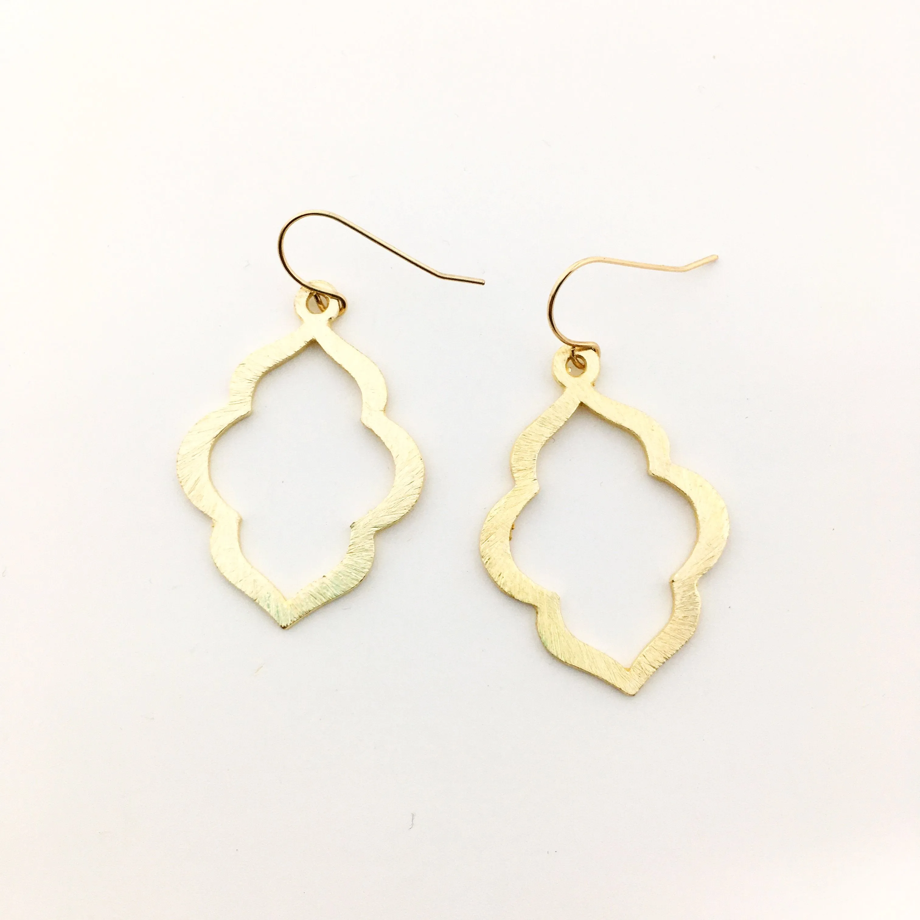 Talia Ogee Brushed Earrings