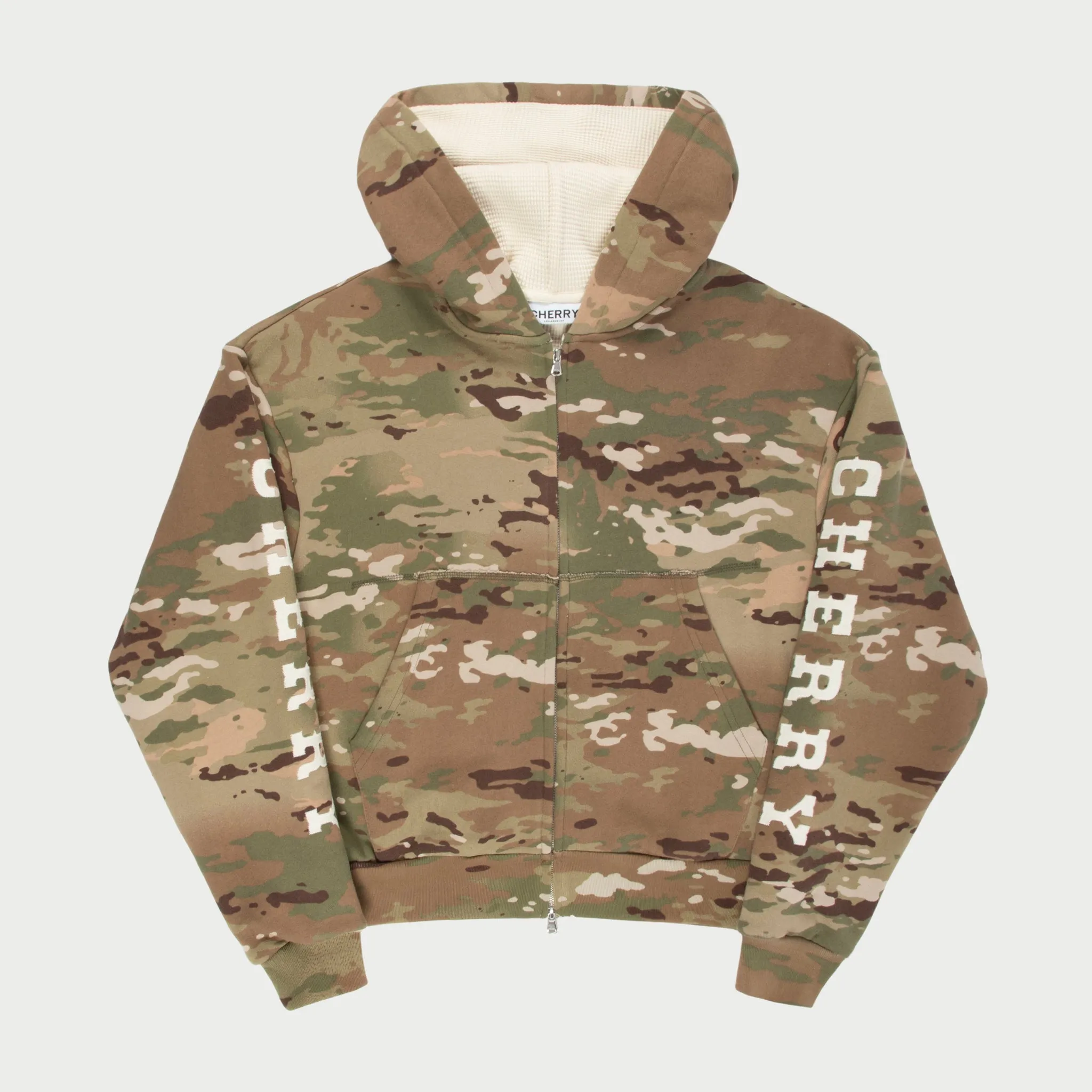 Thermal Zip-Up Hoodie (Camo)