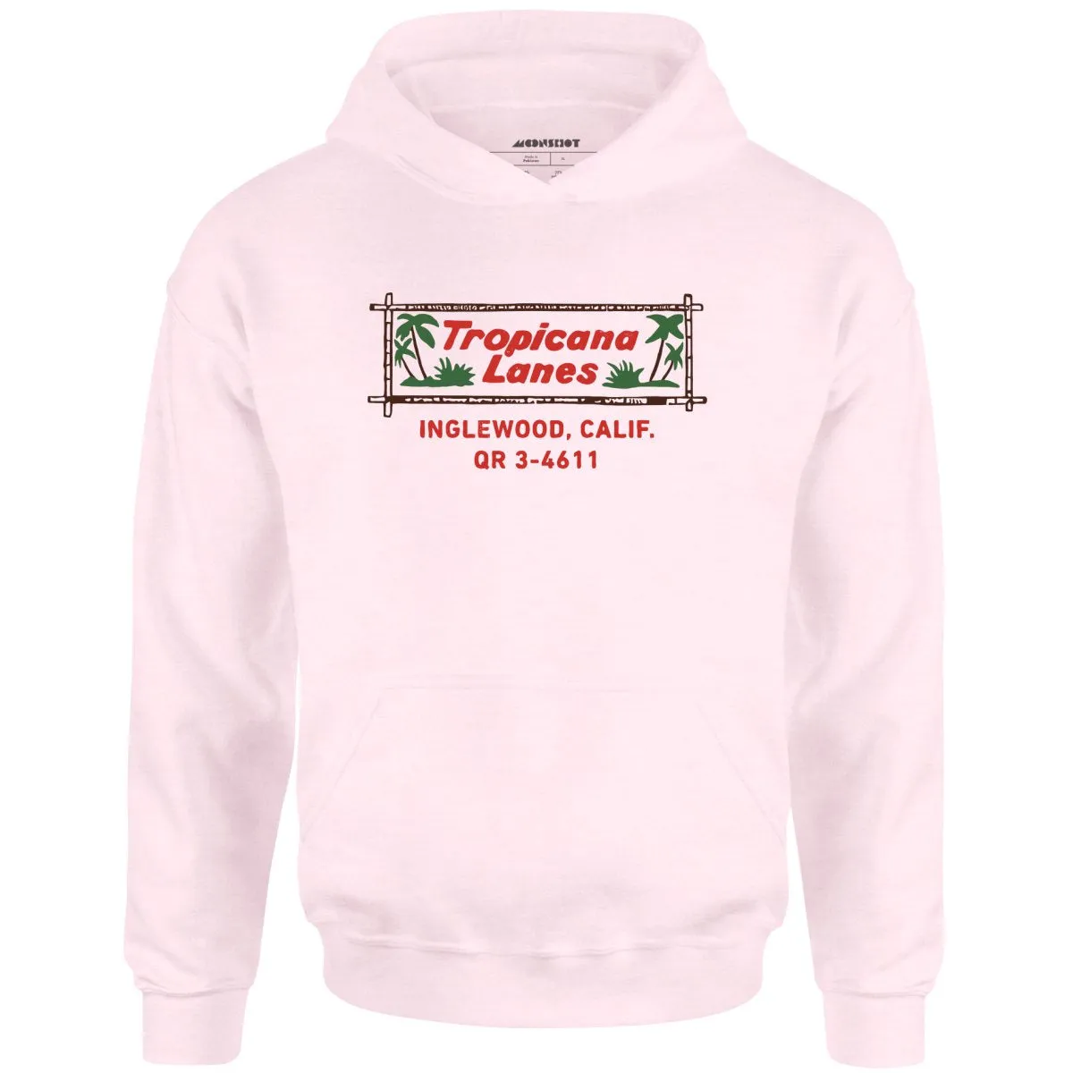 Tropicana Lanes - Inglewood, CA - Vintage Bowling Alley - Unisex Hoodie