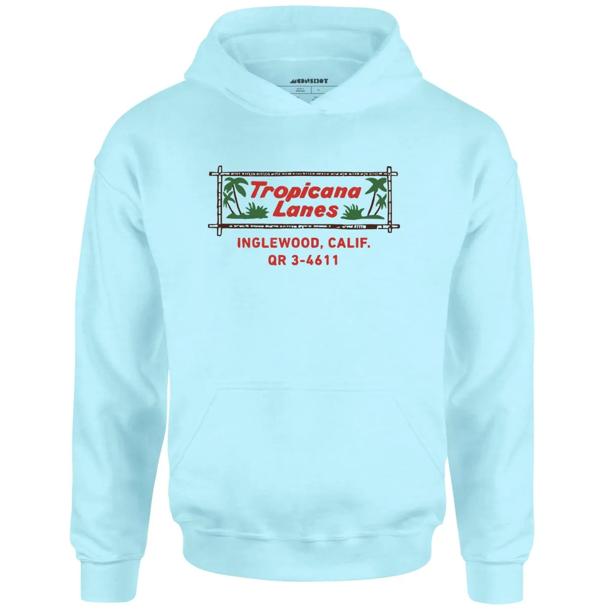 Tropicana Lanes - Inglewood, CA - Vintage Bowling Alley - Unisex Hoodie