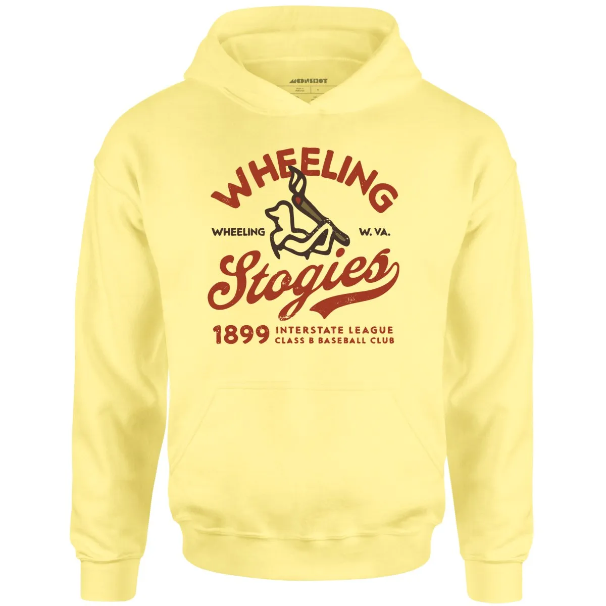 Wheeling Stogies - West Virginia - Vintage Defunct Baseball Teams - Unisex Hoodie