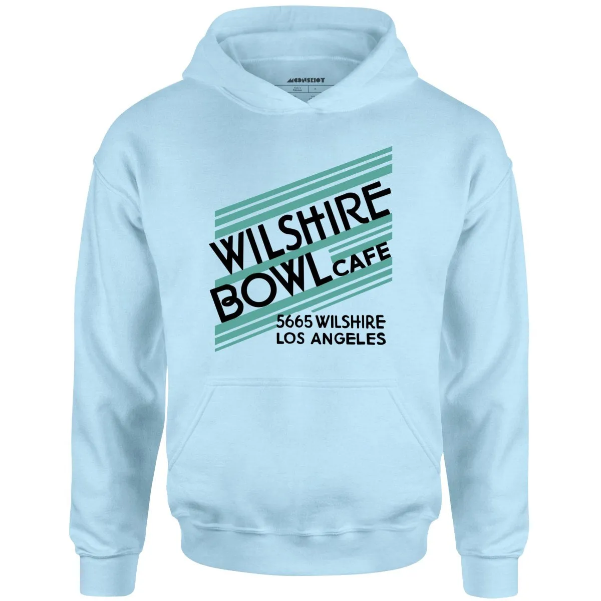 Wilshire Bowl Cafe - Los Angeles, CA - Vintage Restaurant - Unisex Hoodie