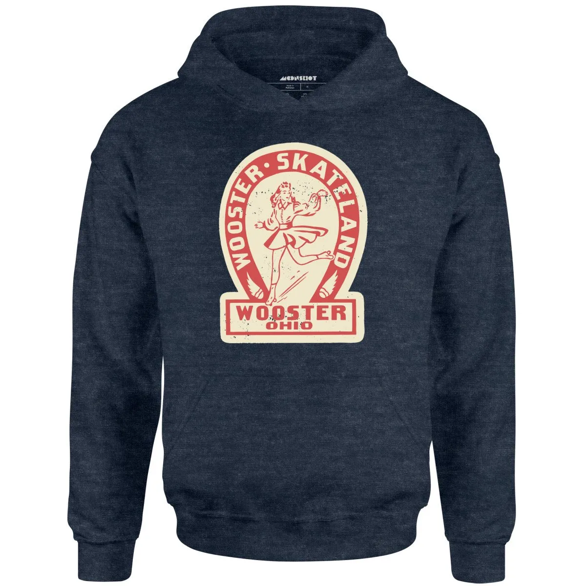 Wooster Skateland - Wooster, OH - Vintage Roller Rink - Unisex Hoodie