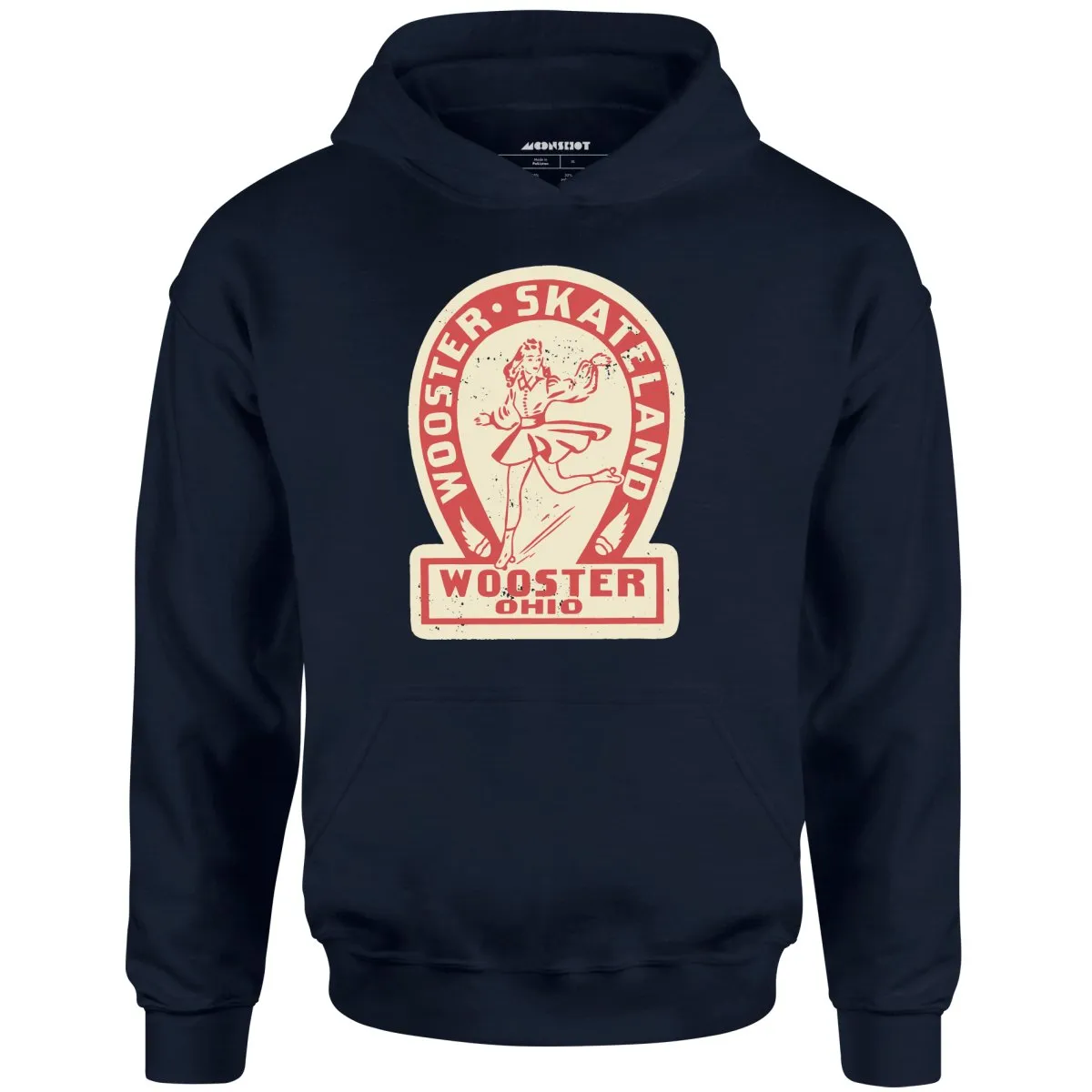 Wooster Skateland - Wooster, OH - Vintage Roller Rink - Unisex Hoodie